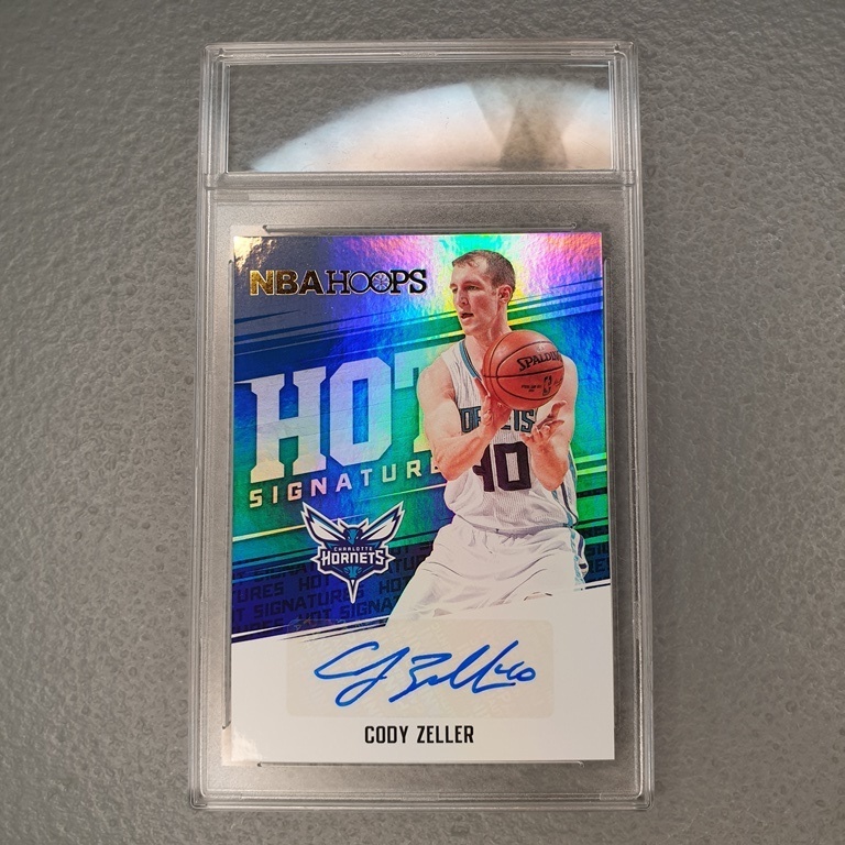 Cody Zeller, Autograph NBA Hoops Hot Signature! Charlotte with