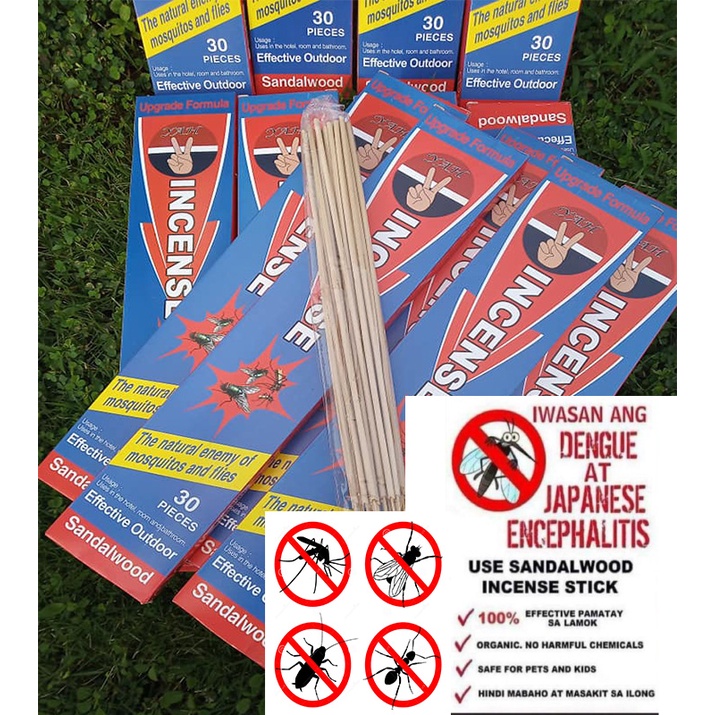 Original Mosquito killer (Sandalwood Incense Insect Repellant) Shopee