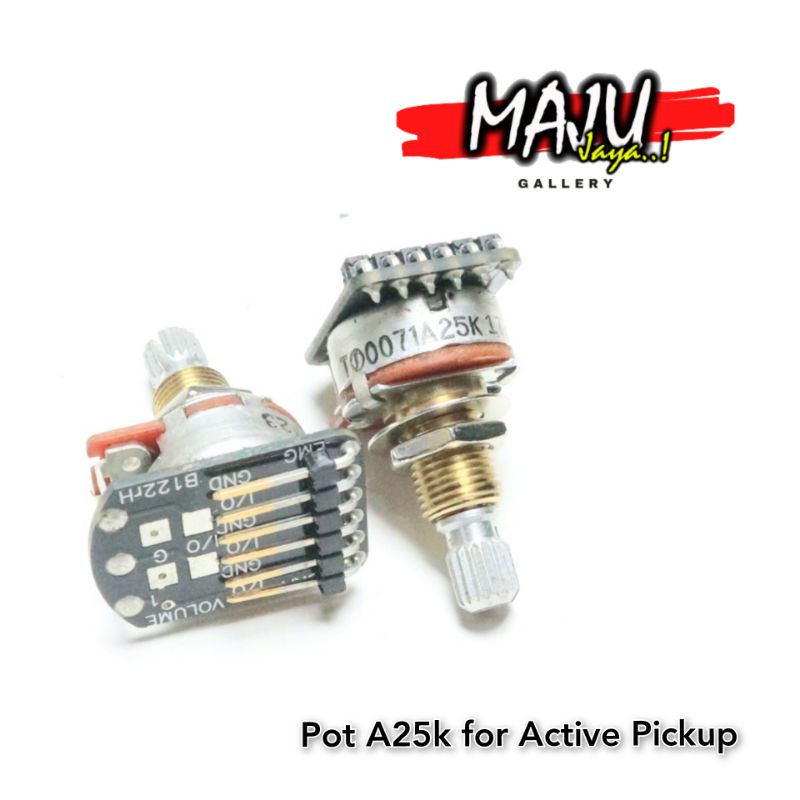 Electric bass Guitar Potentiometer Potentiometer for Active pickup A25k