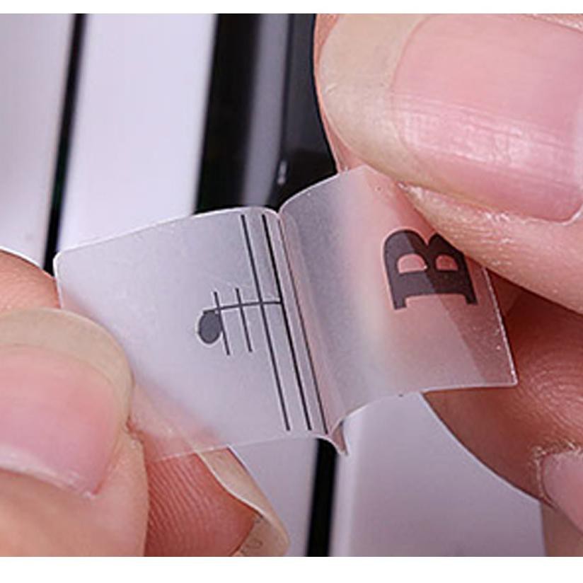 (Code 22) Reusable Piano Key Sticker Keyboard Sticker 37/49/54/61/88