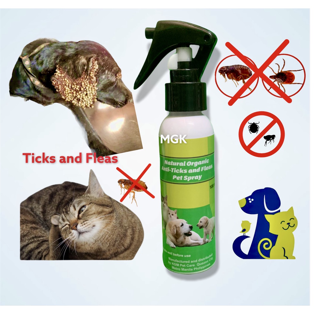 PET SPRAY CAT DOG ANTI TICKS & FLEAS MOSQUITOES KILLER ANTI GARAPATA