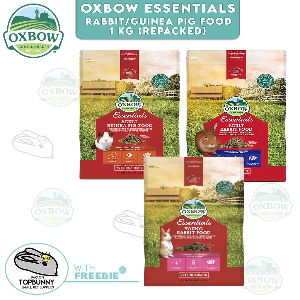Oxbow Essentials Pellets 1KG (Adult Rabbit, Young Rabbit, Adult Guinea