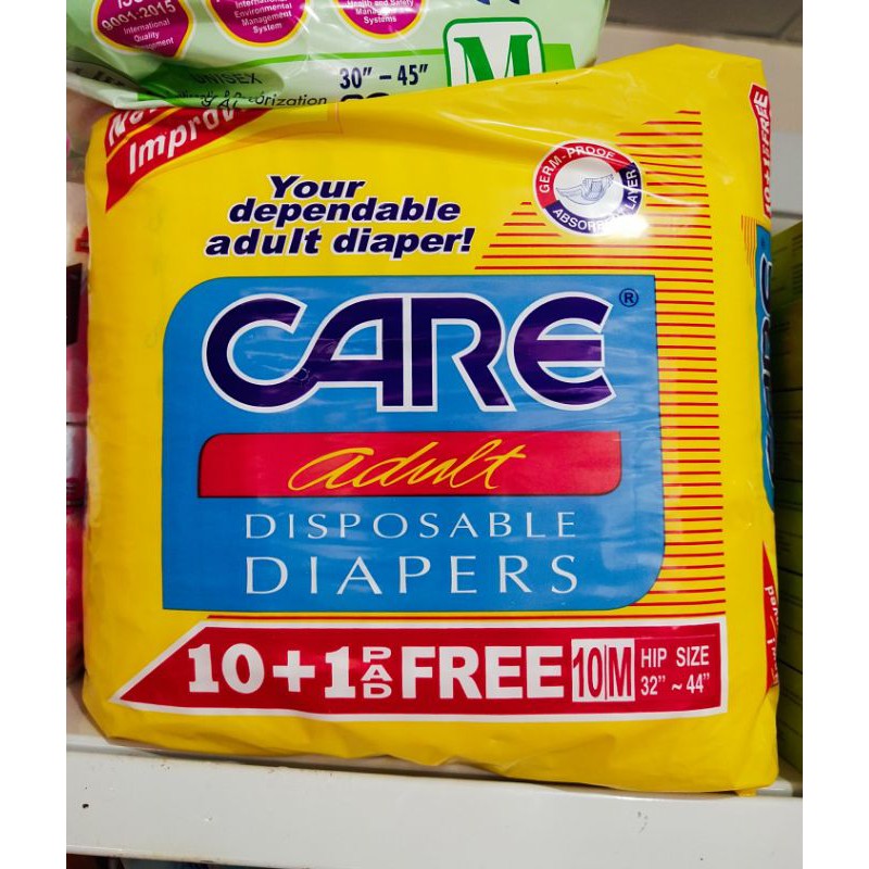 CARE Adult Diaper (Medium)(per piece) Shopee Philippines