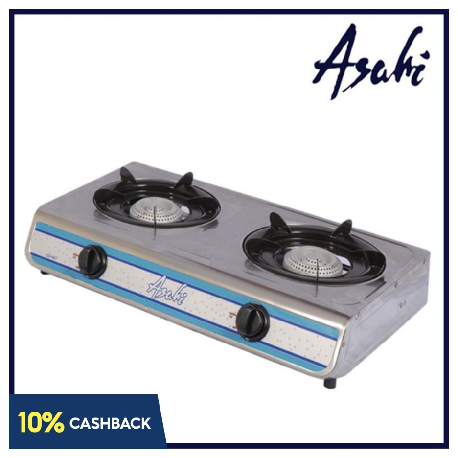 Asahi Double Burner Gas Stove GS667 Shopee Philippines