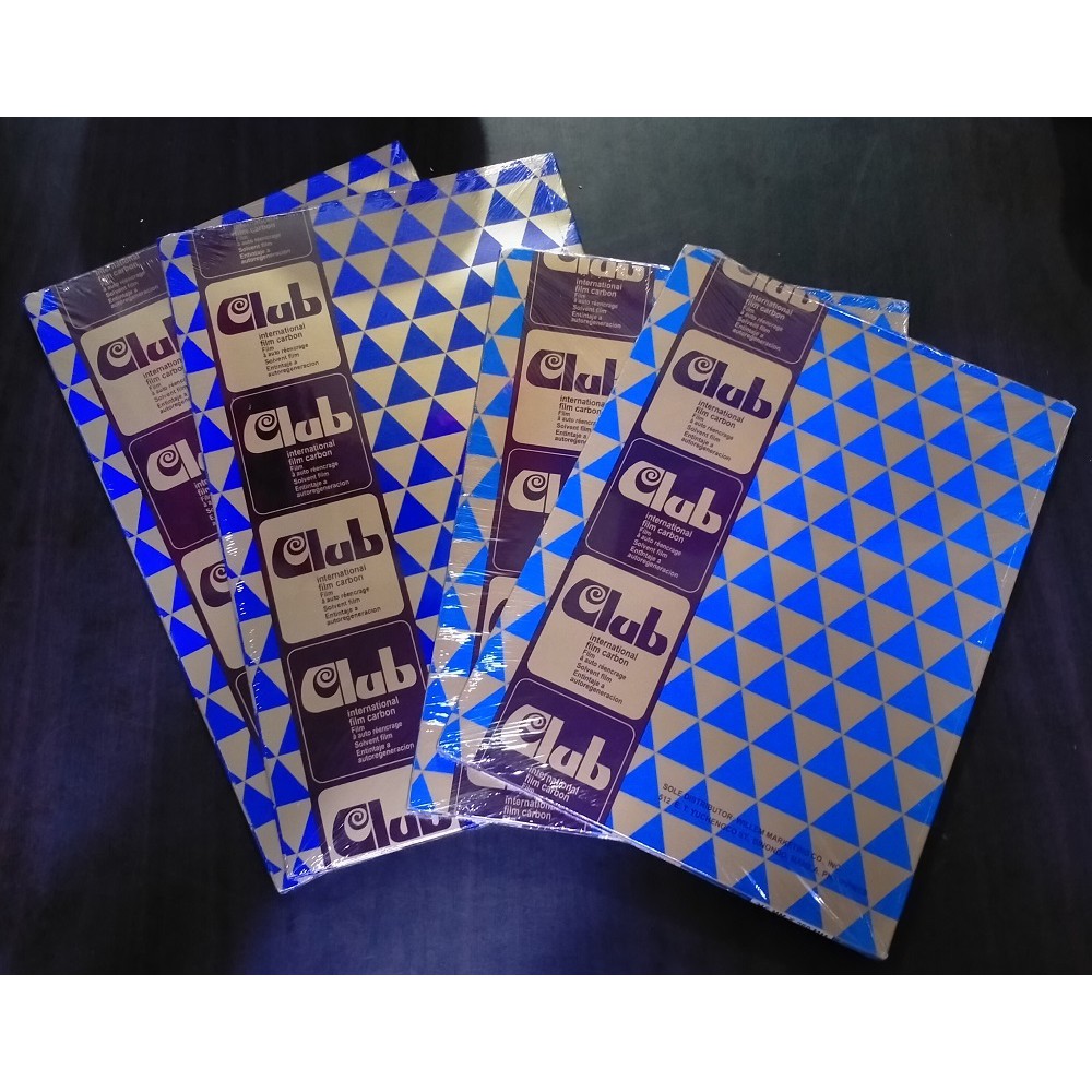 Original Club International Film Carbon Paper Black Carbon Paper Blue