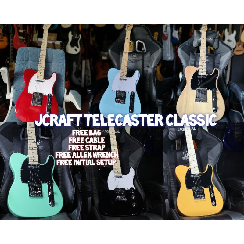 JCRAFT TELECASTER T1 T2 LTD T2HC Shopee Philippines