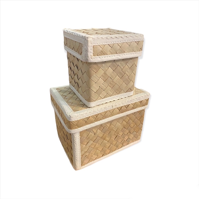 Bundle of Small Banig Boxes from Kultura Shopee Philippines