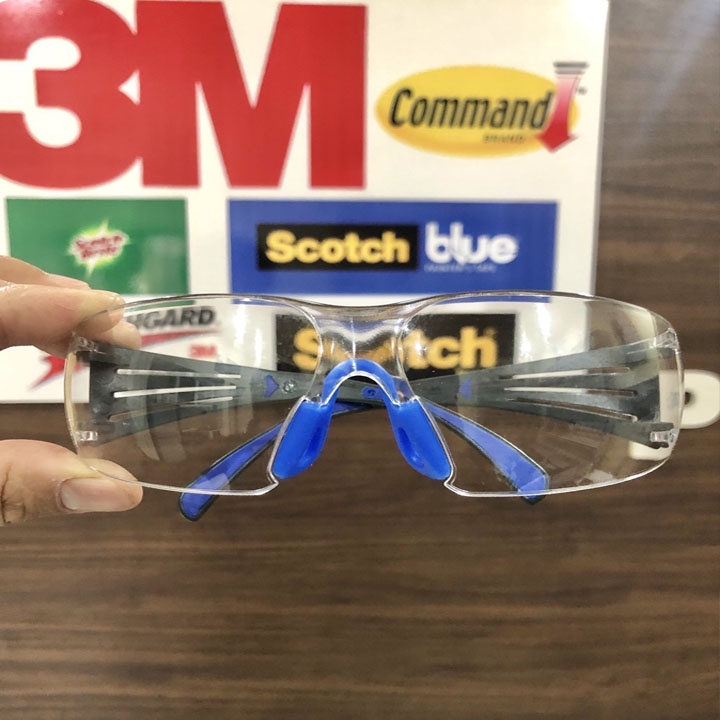 3m SF401SGAFBLU AntiFog ScotchGard Protective Glasses Genuine Hanoi