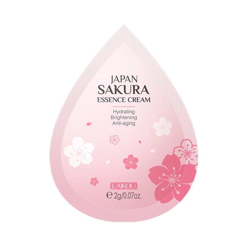 LAIKOU Japan Sakura Face Wash Reduce Spots Cleanser Sachet Whitening Repairing 2g Shopee