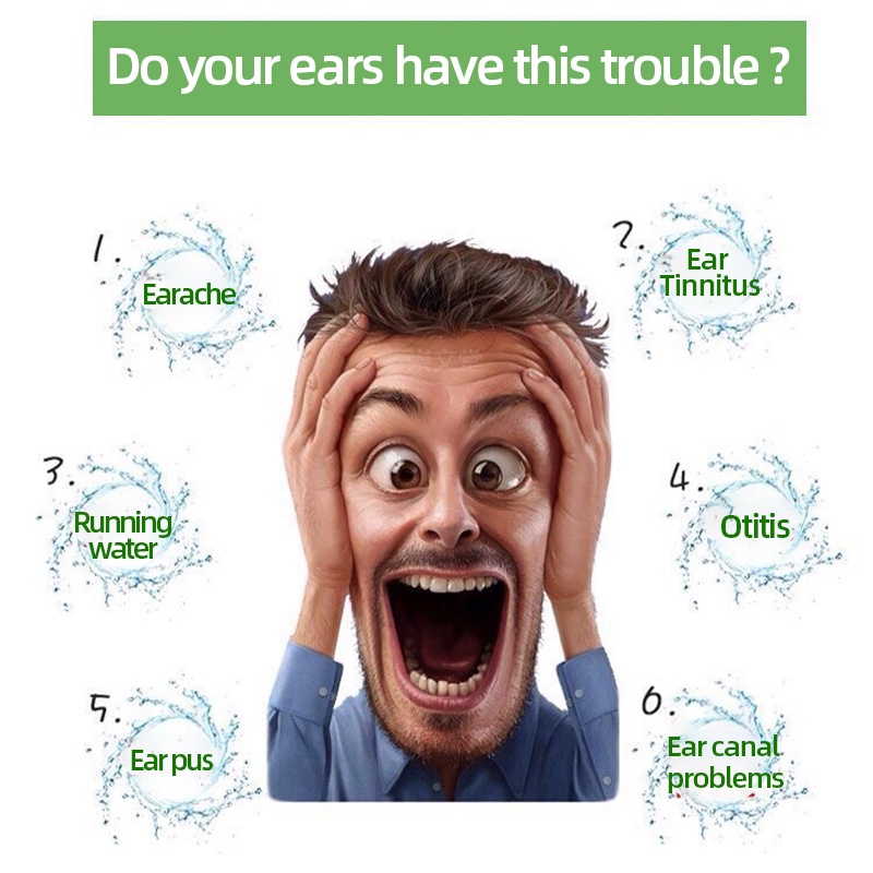 10ml Ear Drops Treatment Acute And Chronic Middle Ear Inflammation