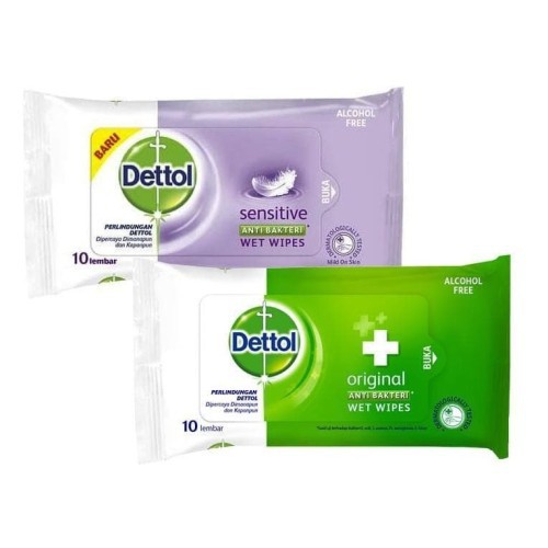 Dettol Wet Wipes Antibacterial 10's Shopee Philippines