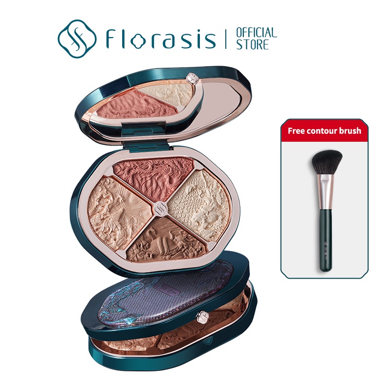 花西子 Florasis Eastern Beasts Sculpting Makeup Palette Contour Eyeshadow
