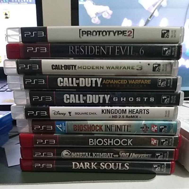 USED PS3 GAMES ORIGINAL Bioshock Call of Duty Tekken6 Dark