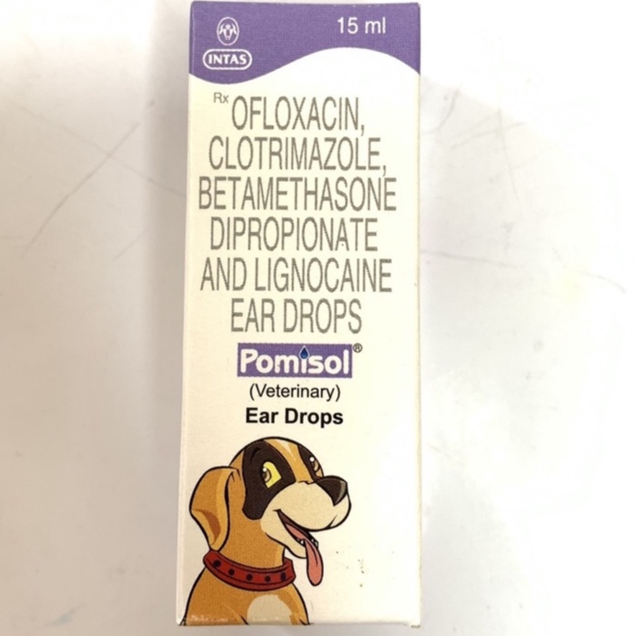 [SOUTH VET] 15ml Pomisol Ear Drops for Dogs/ Papatak sa tenga ng