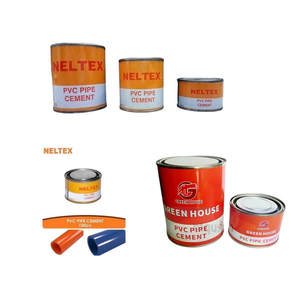 NELTEX & GREEN HOUSE PVC SOLVENT , PVC PIPE CEMENT , 100cc, 200cc, 400cc Shopee Philippines