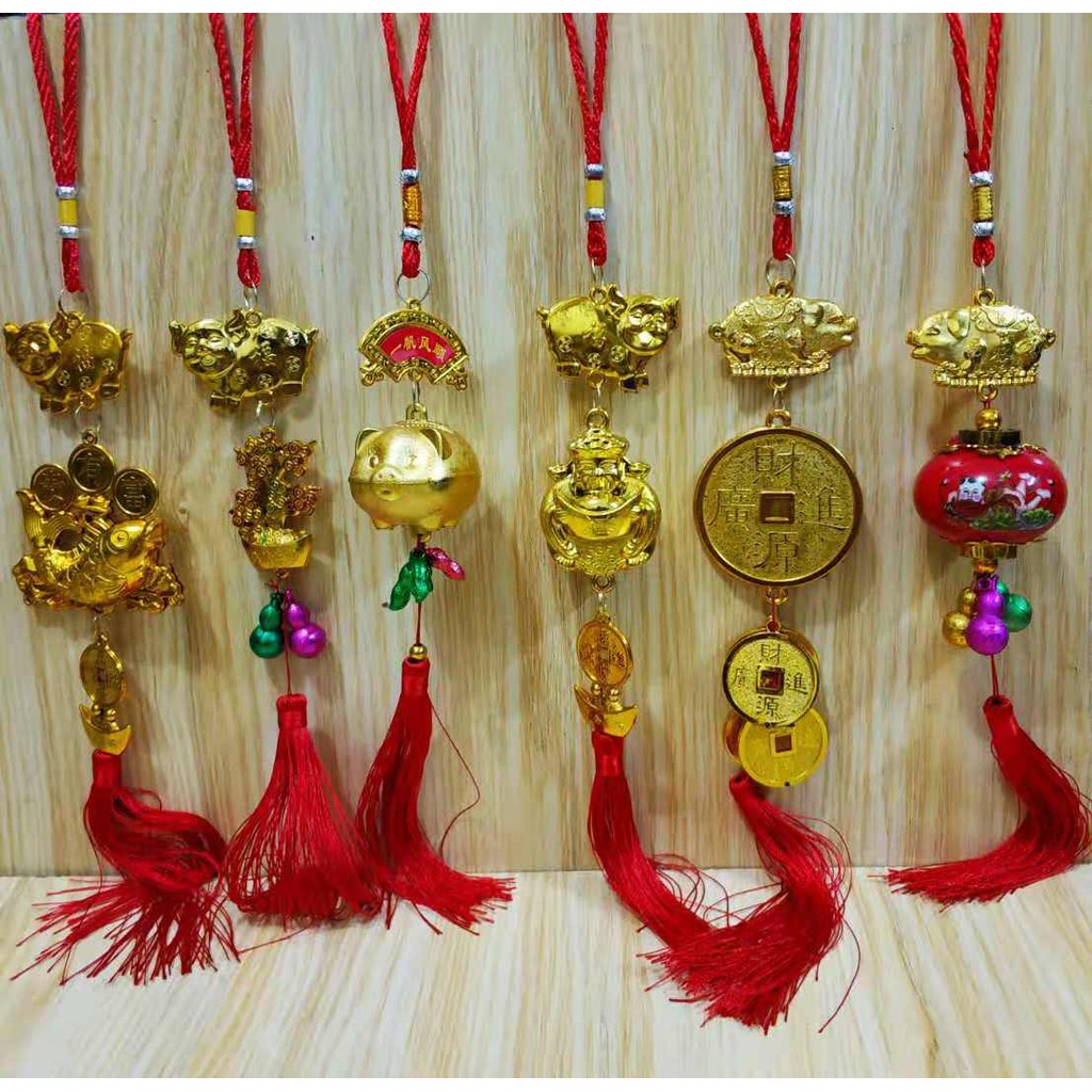 2024 Year Of The Dragon Door Hanging Lucky Charm Fengshui 1pc Shopee