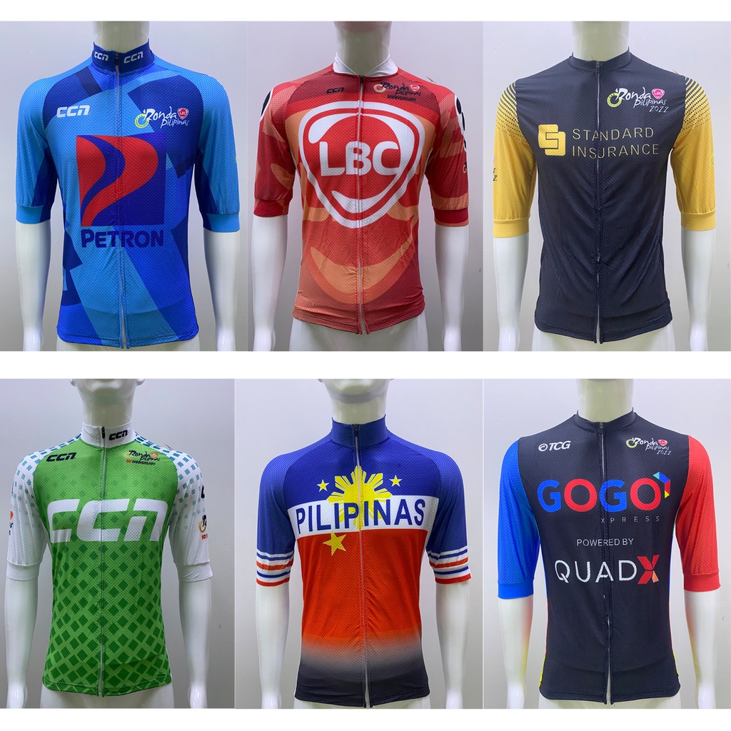 POWERBAND CYCLING JERSEY PINEAPPLE FABRIC RONDA PILIPINAS 2022 Jersey CCN LBC Pro Team Bike