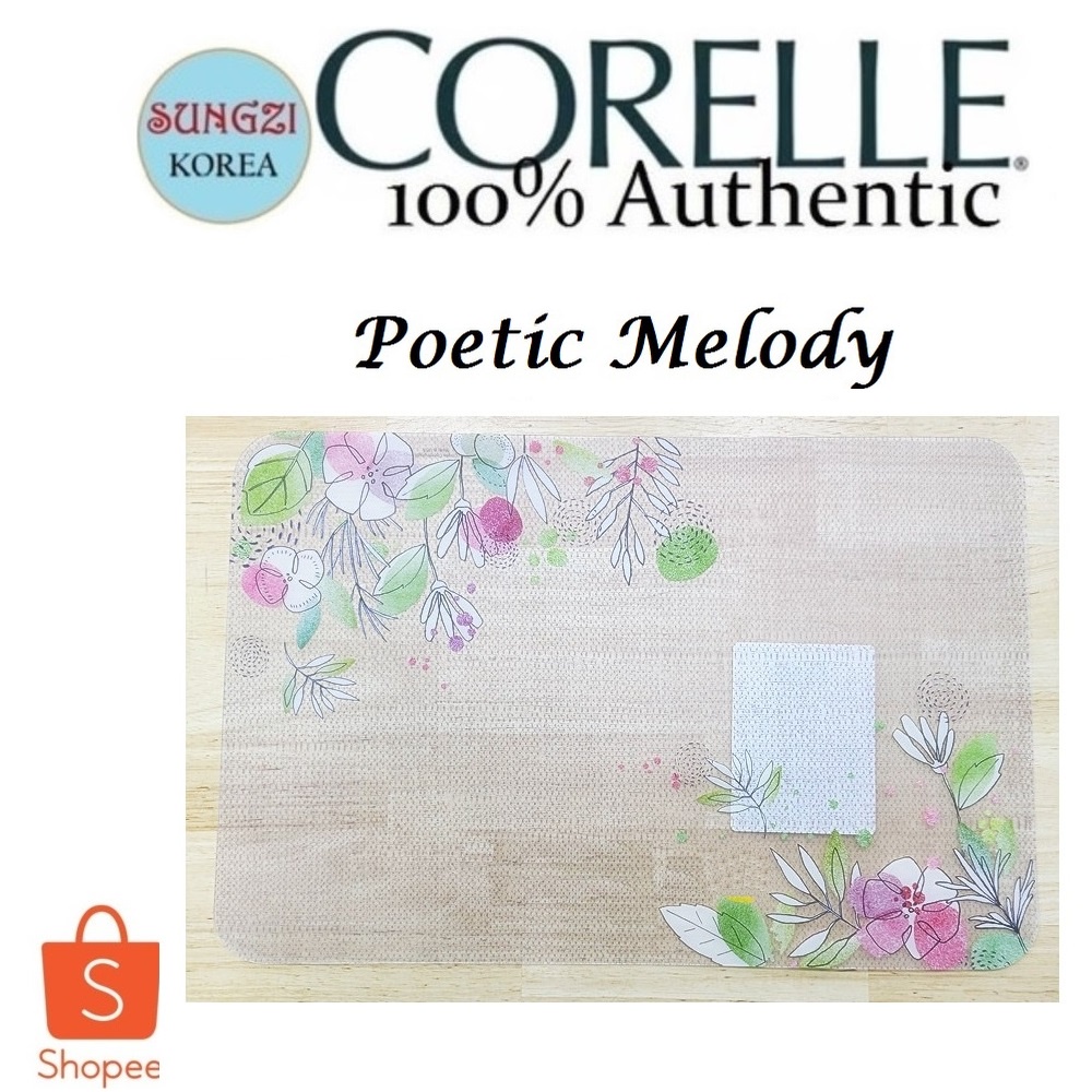 CORELLE Coordinates PlaceMat 43.5cm x 28.58cm Poetic Melody Shopee