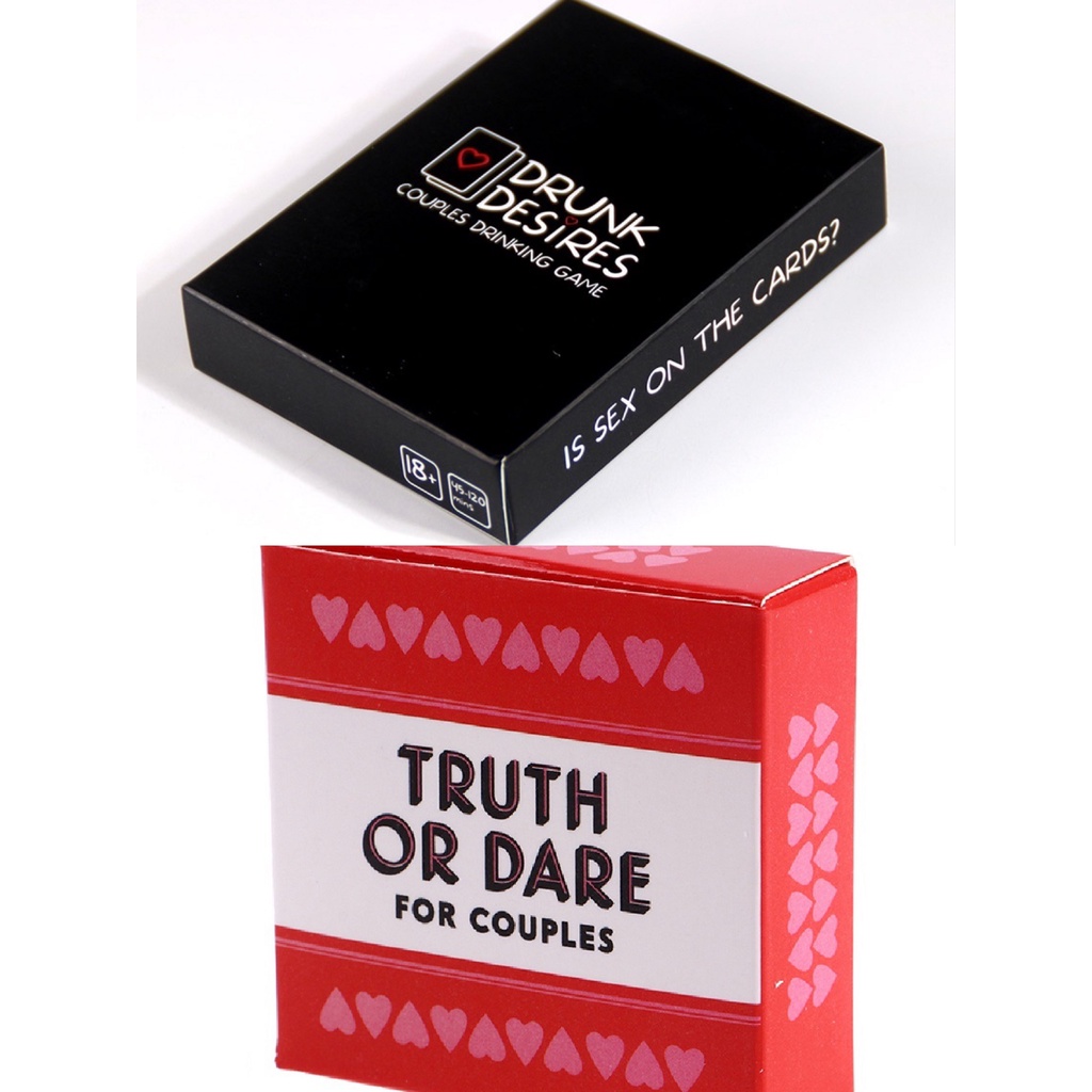 Drunk Desire Couple Drinking Game Truth or Dare Romantic Game Card
