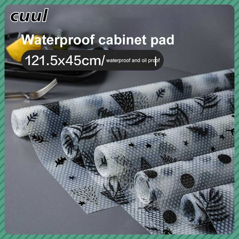 【Ready Stock】 45X122 cm drawer mat oilproof moisture kitchen table