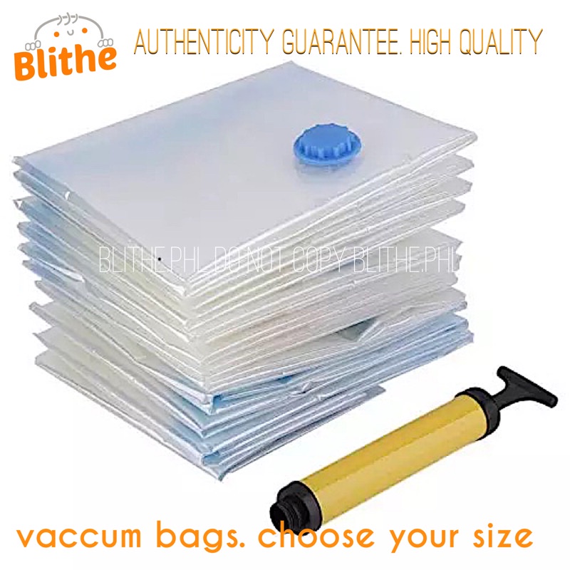 Blithe Vacuum Seal Bags for Clothes Bag Sealing Sealer Travel