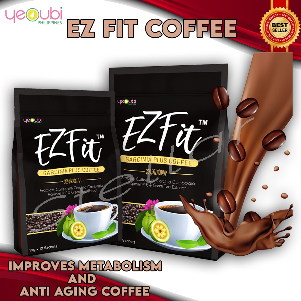 AUTHENTIC!! EZfit Slimming Whitening Coffee w/ Garcinia Collagen Made