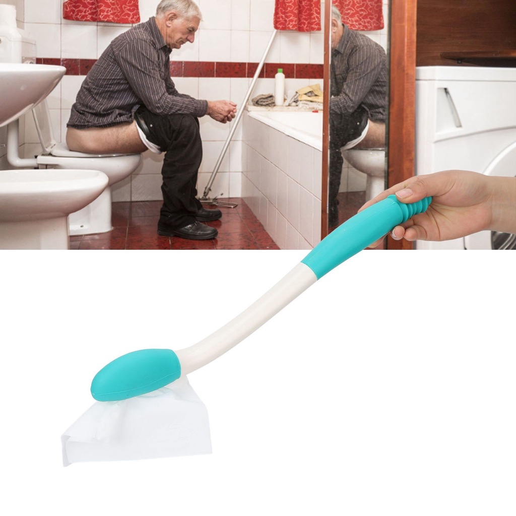 Toilet Aid Wiper Self Wiping Assist Long Reach Comfort Wiper for