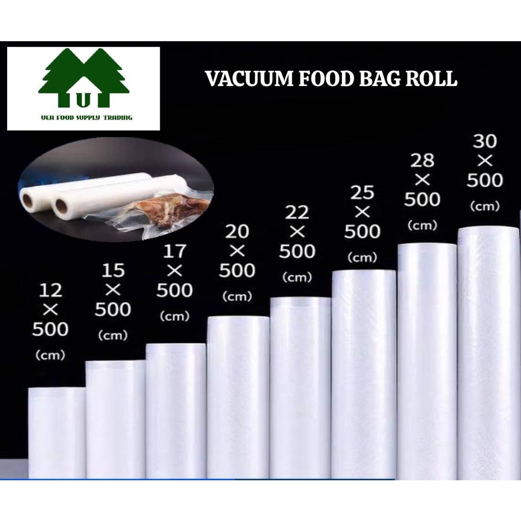 Vacuum sealer food grade sealing bags roll precut package vaccum rolls