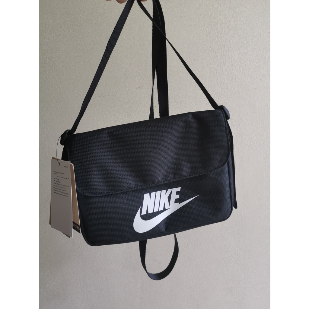 ORIGINAL Nike Sportswear Futura 365 Crossbody Bag (Black) Shopee