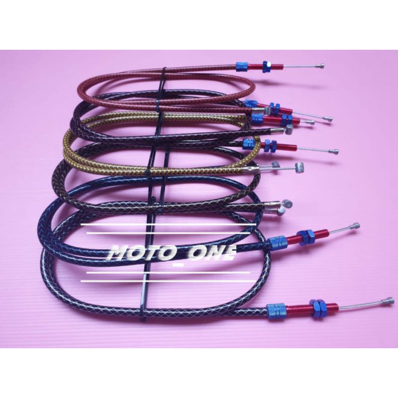 Universal Carbon Fiber Clutch Cable Strap 110CM Carbon Fiber Clutch