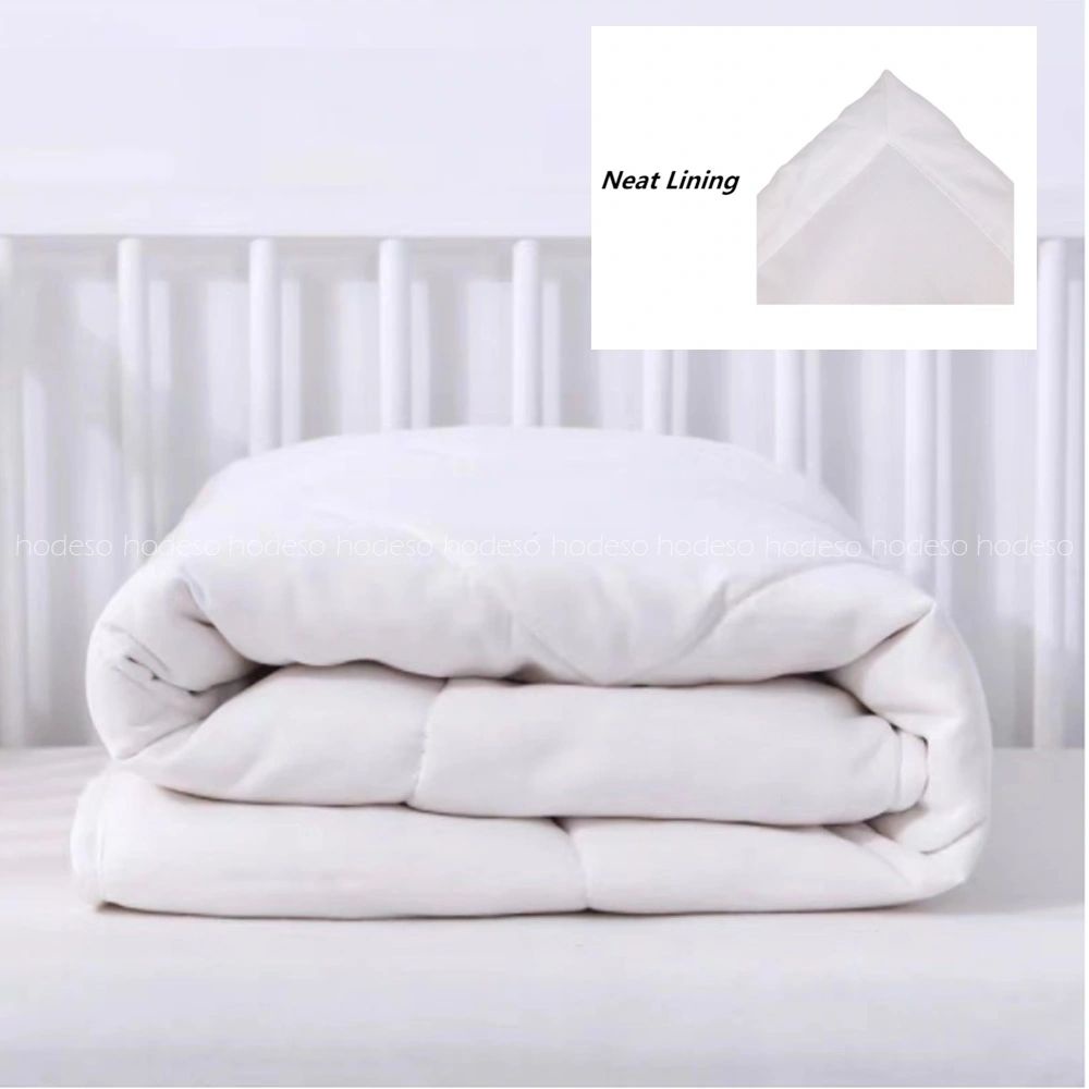 HAP Plain White Comforter/Duvet Filler Alternative Bed Comforter