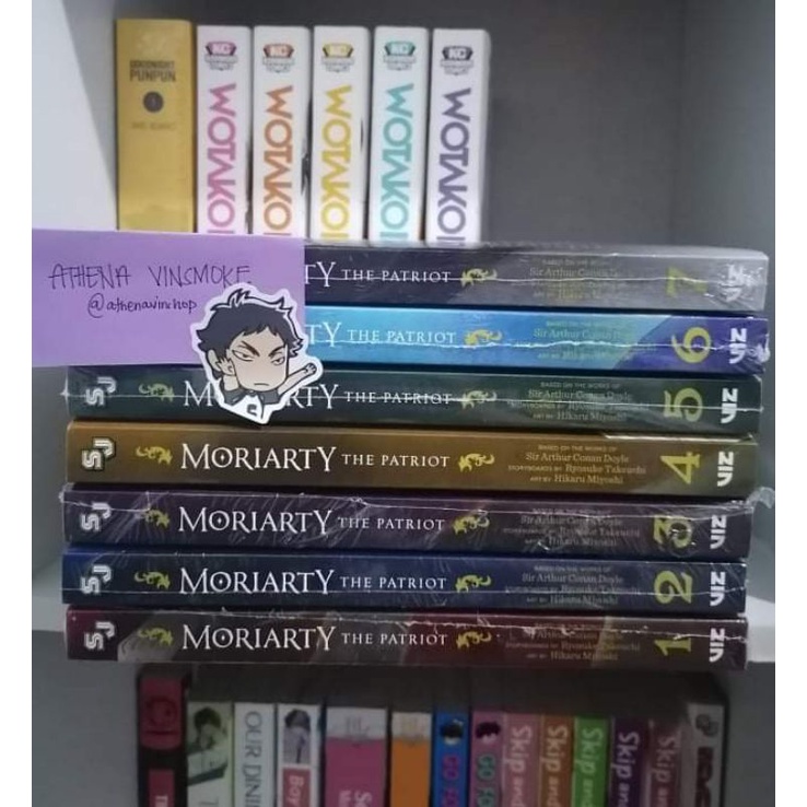 Moriarty the Patriot vol. 1,2,3,4,5,6,7 (SET) Shopee Philippines