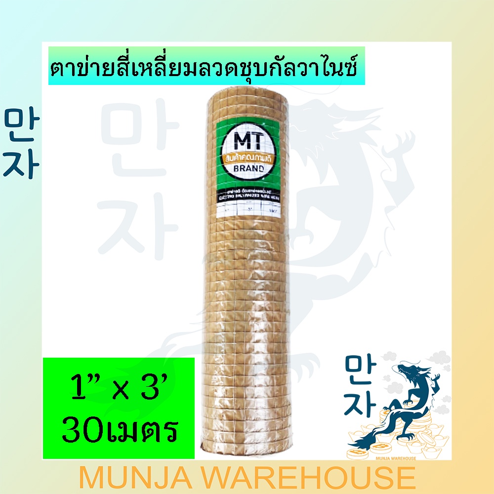 MT Square Netting (Green Label) Eye Away 1 1.2 3/4 Inches Height 90 Cm