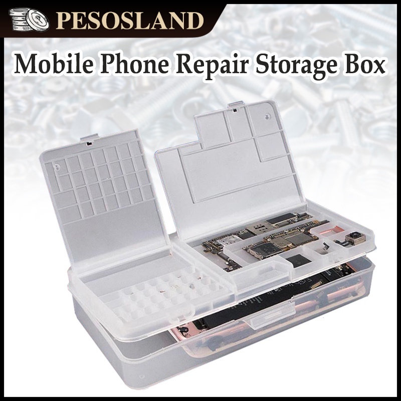 Mobile Phone Repair Parts Storage Box IC Chips Component Screws