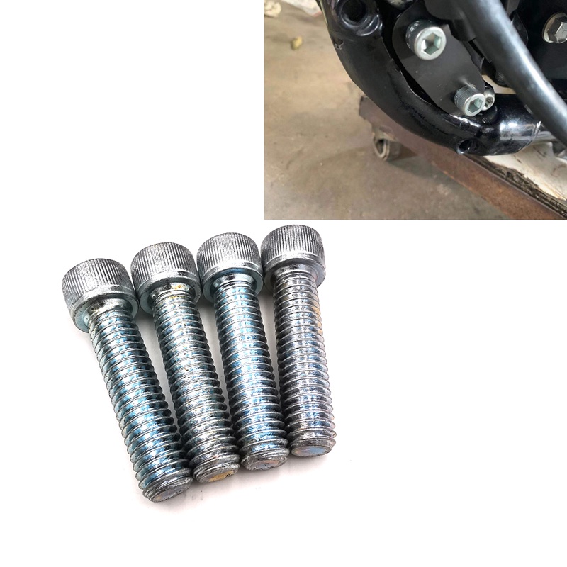 MOTOzxy& Motorcycle Bolts Screw Footpeg Passenger Foot Pegs Bracket