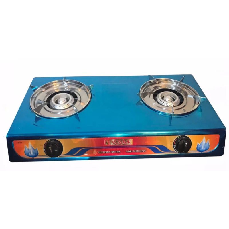 IC223A ICOOK STAINLESS DOUBLE BURNER GAS STOVE Shopee Philippines