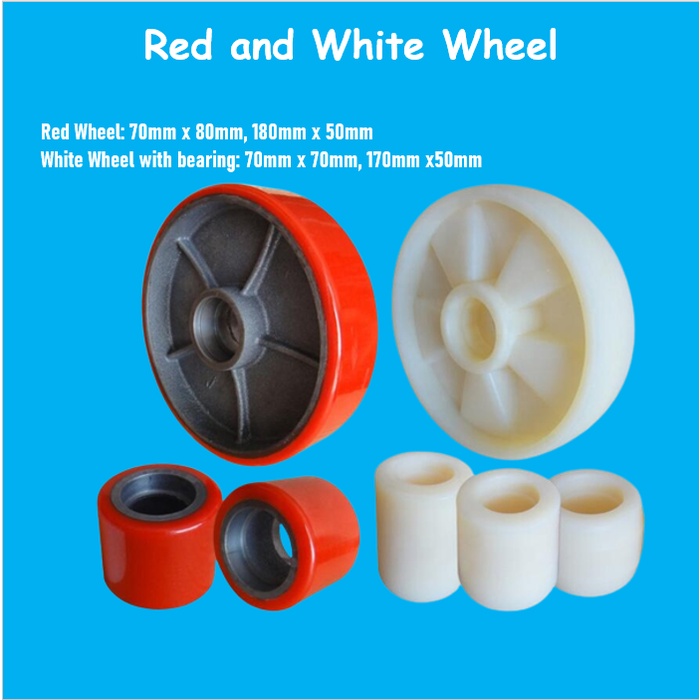 Toyu Top high quality hand pallet truck nylon pu wheel/hand pallet