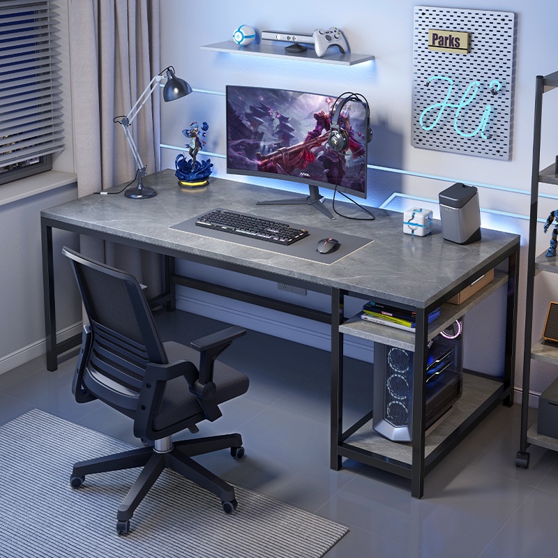 Computer desk desktop gaming table and chair set home bedroom game