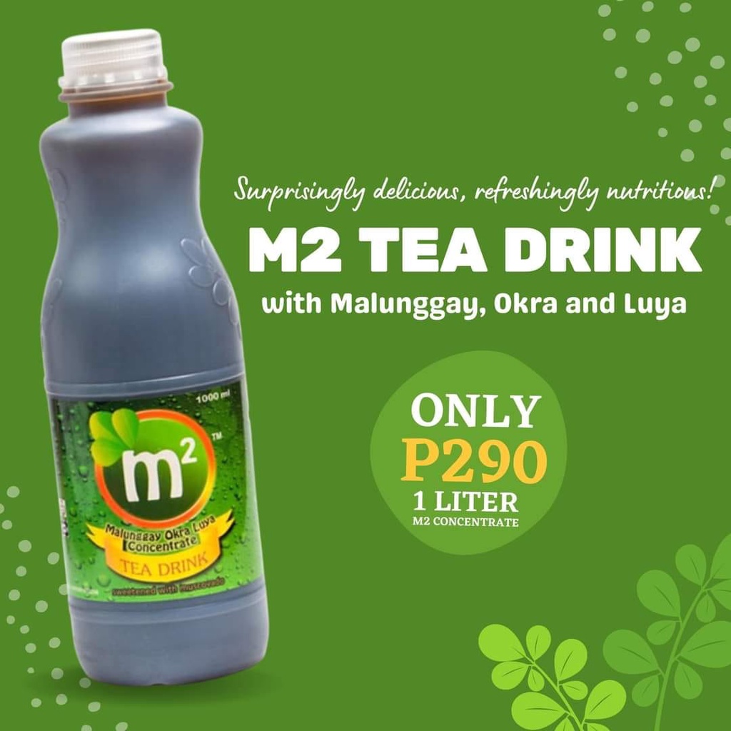 Naturearth M2 Tea Drink with Malunggay Okra and Luya CONCENTRATE ( 1L