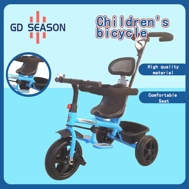 GD SEASON Stroller bike for baby Trolley Bike for Kids baby 3 Wheels