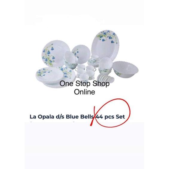Dinner Set La Opala 44pcs Shopee Philippines