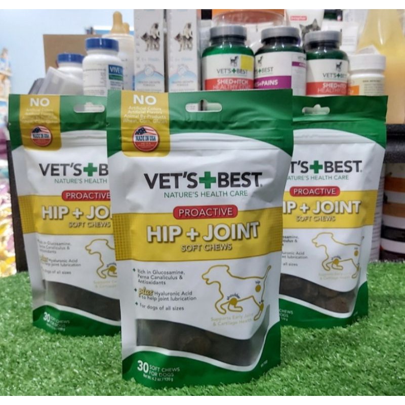 Vet's Best Hip Joint Chews 120gr Dog Joint Supplement Shopee Philippines