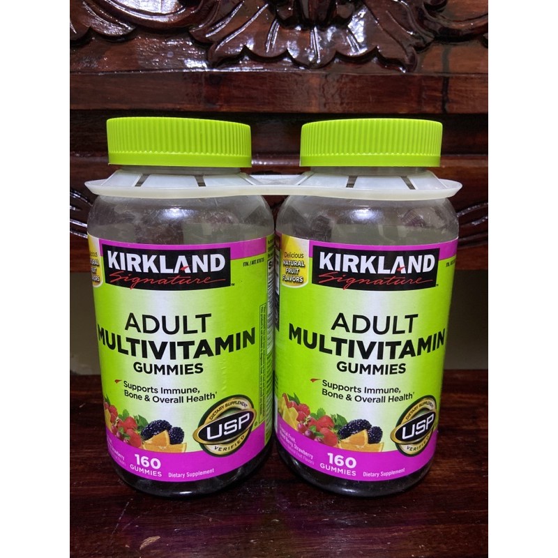 Kirkland Signature Adult MultiVitamins Gummies TwinPack (160Gummies