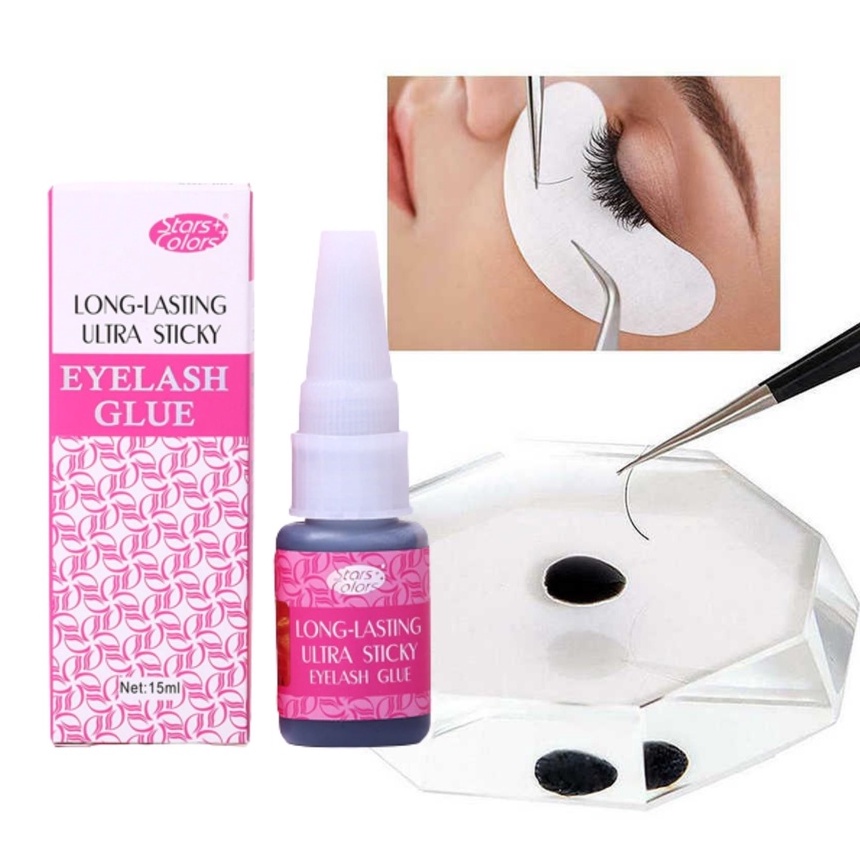Star Colors Long Lasting Ultra Sticky Eyelash Extension Glue 15ml