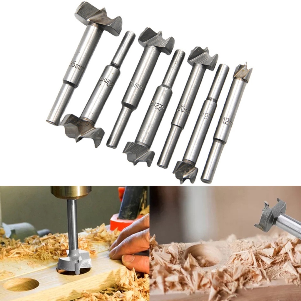 7pcs / 5pcs Forstner Drill Bits Hole Saw Drill Bit Forstner Drill Bit