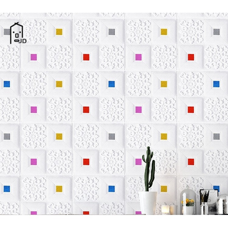 Wallpaper Foam home decor Ceiling 3D Waterproof Moistureproof Brick Wall Sticker Selfadhesive