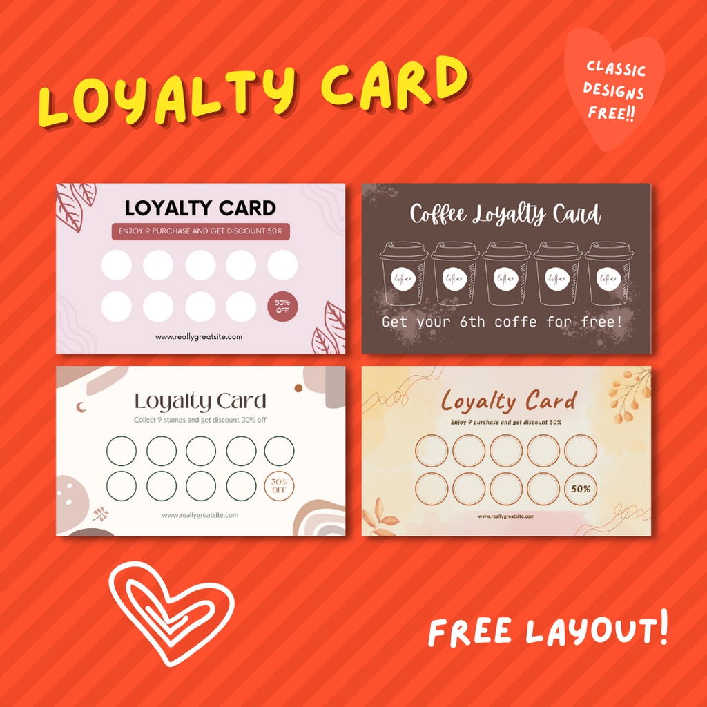 Customized Business Loyalty Card Shopee Philippines