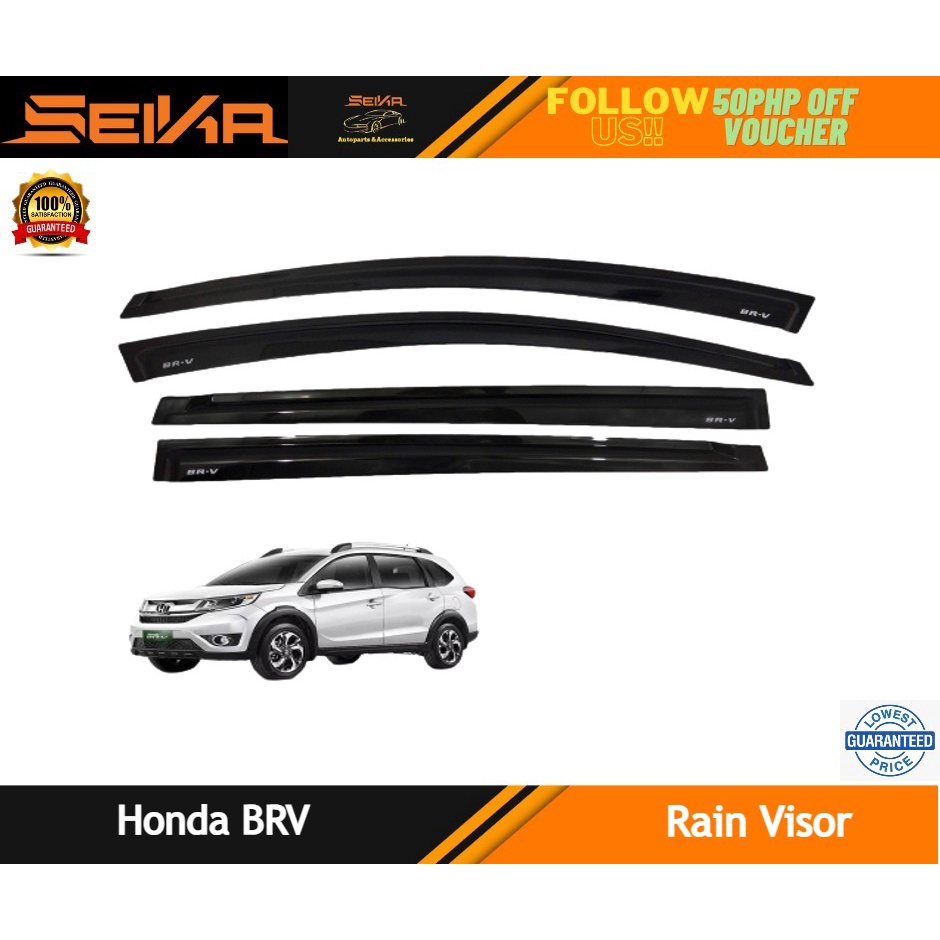 Honda BRV Window Rain Visor / Rain Guards / Wind Deflectors (20172020