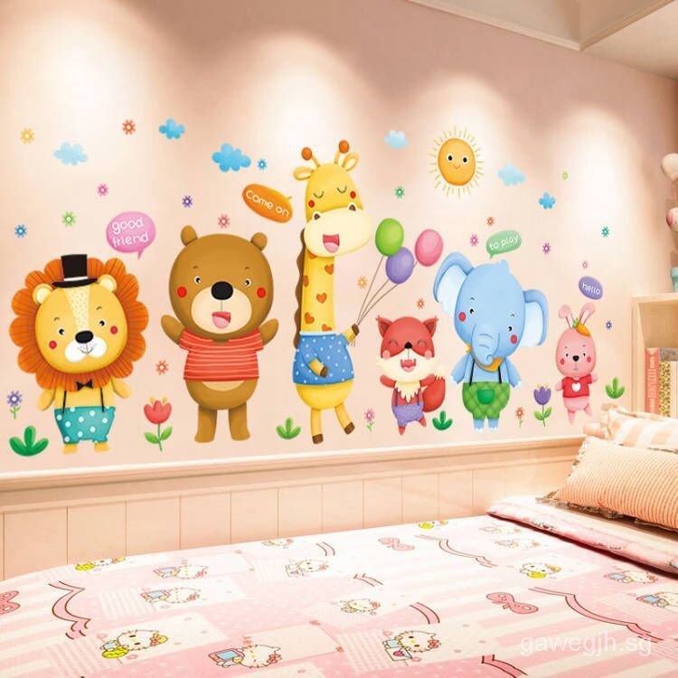 Children's Wall Stickers Cartoon Wall Stickers Baby Baby Children's Room Kindergarten Wall
