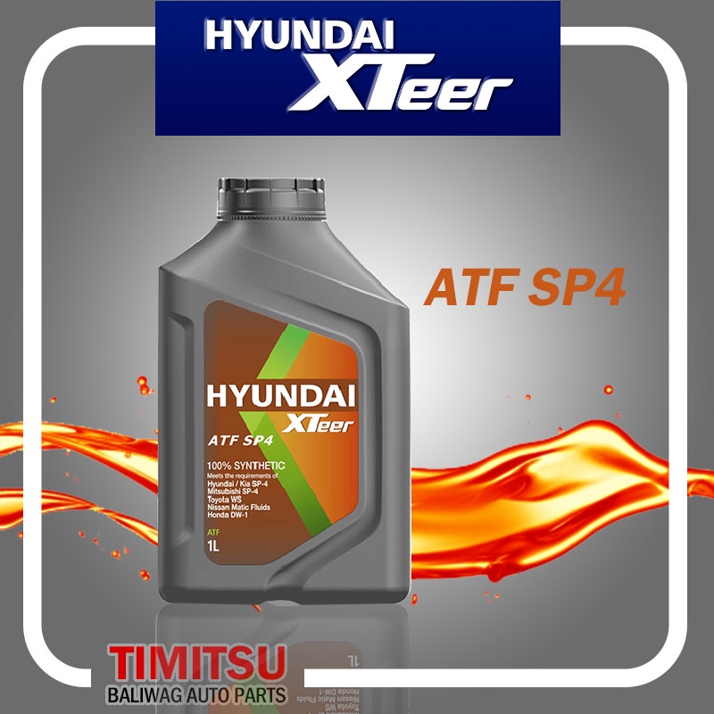HYUNDAI XTEER AUTOMATIC TRANSMISSION FLUID ATF SP4 1 LITER HYUNDAI